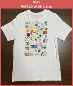 NIKE ナイキ/WORLD WIDE/Tシャツ/ホワイト/L