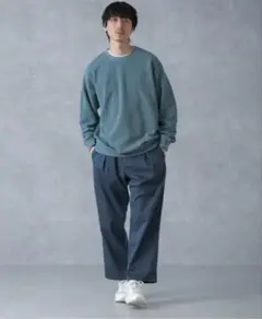 NANO universe ソラーロストレッチツイルストレートパンツ