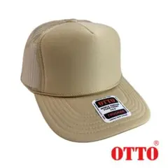 OTTO ベージュ トラッカーキャップ