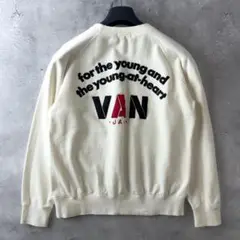 ヴァンヂャケット VAN JAC 背面 アーチロゴ スウェット トレーナー L