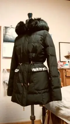 RadyレディーきゅきゅっとフードファーダウンコートS黒