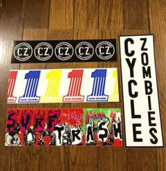サイクルゾンビーズ CYCLE zombies ステッカー 4枚セット 新品