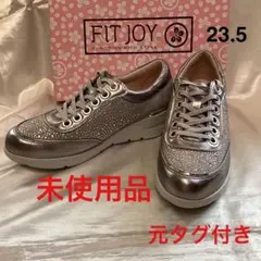 【FIT JOY】シルバーカラーシューズ【未使用・タグ付き】