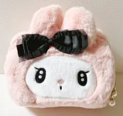 【新品】サンリオ マイメロディー ふわふわバニティbag ポーチ ピンク