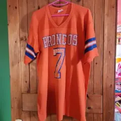 BRONCOS 7 Tシャツ オレンジ X-LARGE