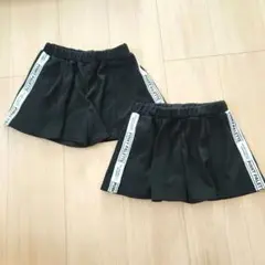 PINKY PALETTE 黒 ハーフパンツ 120、130