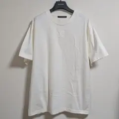 新品 ルイヴィトン 半袖カットソー LVロゴ エンボス加工 白 XL