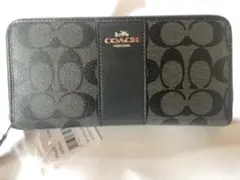 [新品未使用]COACH 財布 F54630 カラー：ブラック