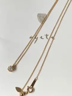 アガット k18 ネックレス 0.2ct