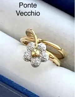 【ポンテヴェキオ❣️】K18 お花リング