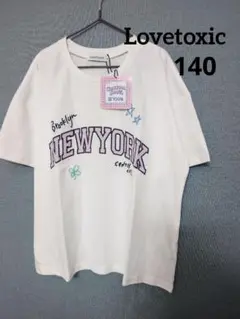 【新品】カレッジラクガキTシャツ　白140