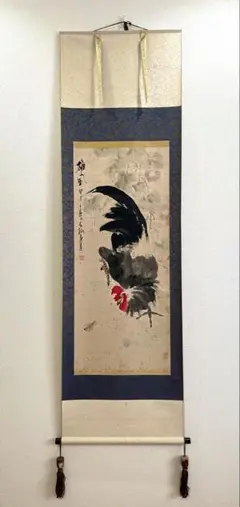中国水墨画　掛け軸　蘭　深谷香蘭　墨絵 中国水墨画 掛け軸 蘭 深谷香蘭 墨絵 - メルカリ
