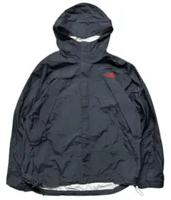 00s North Face ドローコード マウンテンパーカー ブラック レッド