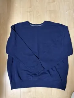 古着 FRUIT OF THE LOOM スウェット 無地 定番 ネイビー XL
