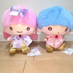 新品タグ付き　サンリオキャラクターズいちご新聞50周年BIGぬいぐるみ　キキララ