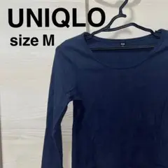 【UNIQLO】リブラウンドネックT（長袖）