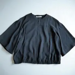 美品✨セオリーリュクス　24SS Flow Primie ブルゾン　紺　38