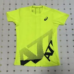 蛍光イエロー グラフィック Tシャツ
