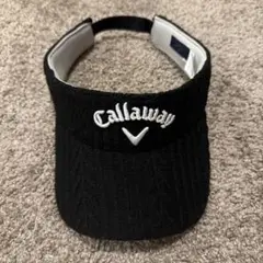 【美品】Callaway 黒 バイザー