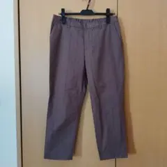 未使用　ギャローリア　綿パンツ　W73サイズ　ブラウン系