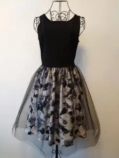 PEYTON PLACE 花柄チュールワンピース Mサイズ