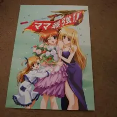 魔法少女リリカルなのは　両面ポスター#ビ③　ママ　なのは&フェイト&ヴィヴィオ