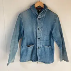 ◯PORTLAND カジュアルデニムジャケット 淡いブルー