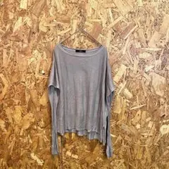 AZUL by moussy 長袖カットソー ニットカットソー レーヨン S