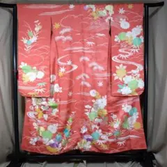 035着物 振袖 刺繍 駒刺繍 成人式 卒業式
