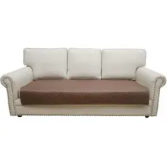 ソファーカバー 1枚 210×90cm 滑り止め 洗える ブラウン