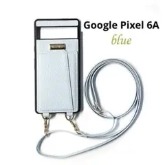 ・Google Pixel 6A ケース 手帳型 斜めショルダーストラップ付き
