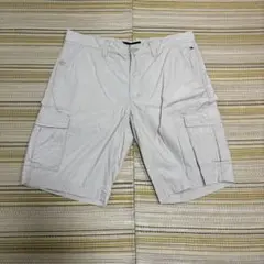 【★美品】トミーフィルフィガー　カーゴハーフパンツ　ベージュ　W34