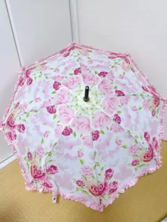 JESUS DIAMANTE 日傘 ぼかし薔薇柄 カバー付き