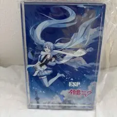 ESP ×初音ミク アクリルブロック　雪ミクバージョン