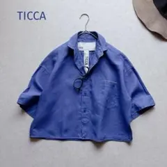 TICCA 別注リネン半袖エンブロイダイリーシャツ　　2024SS TICCA 別注リネン半袖エンブロイダイリーシャツ 2024SS - メルカリ