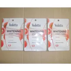 vedette フェイスパック　ホワイトニング tomato ３枚