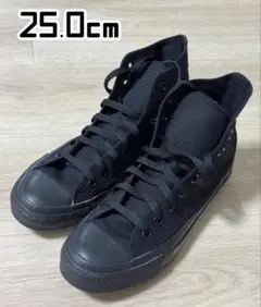 コンバース オールスター ハイカット ブラックモノクローム【25.0cm】