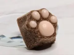 ■+茶+うちんちのねこ(肉球)キーキャップ□ハンドメイドキーキャップ□■