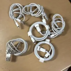 USBからLightning充電ケーブル6本セット
