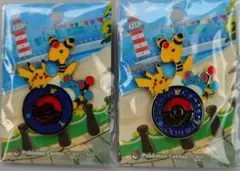 ポケモンセンタートーキョーベイ限定 ピンバッジ2個セット