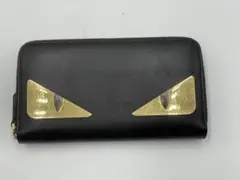 フェンディ ラウンドファスナー モンスター ブラック 美品