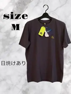 メンズ LOGOS Mサイズ 日焼けあり 黒グレー 匿名配送