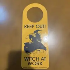 オーストラリア購入 魔女のドアノブハンガー KEEP OUT!