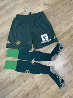 レアルベティス Kappa ハーフパンツ ソックスセット M