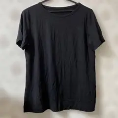 モカサンジュンコシマダ　黒のシンプルTシャツ　 Mサイズ