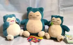 カビゴン　もぐもぐタイム ぬいぐるみ 3体セット