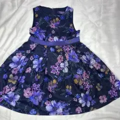 アナスイミニ　花柄ノースリーブワンピース　s