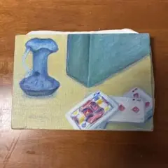 つまらない絵(油絵　額縁なし)
