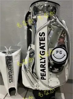 PEARLY GATES シルバー キャディバッグ　一月に購入したばかり、美品 2025年最新】パーリーゲイツ キャディバッグシルバーの人気