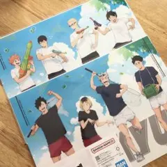2枚セット 一番くじ ハイキュー!! 全国への道 G賞 クリアポスター